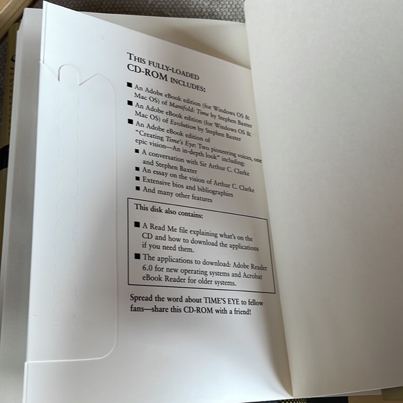 Time’s Eye - Arthur C. Clarke and Stephen Baxter. 1st Ed. Hardcover SciFy - Picture 11 of 11